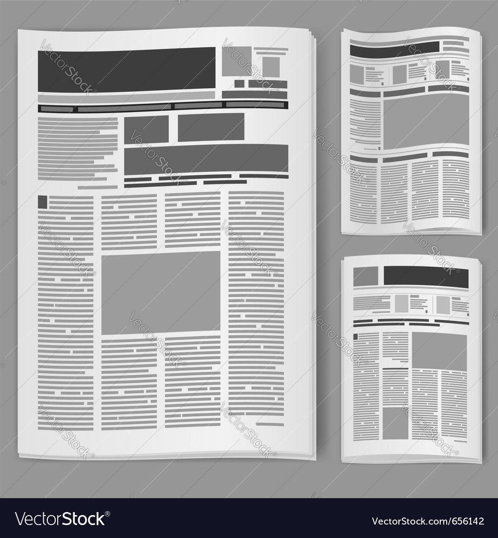 Blank Newspaper Article Template For Kids