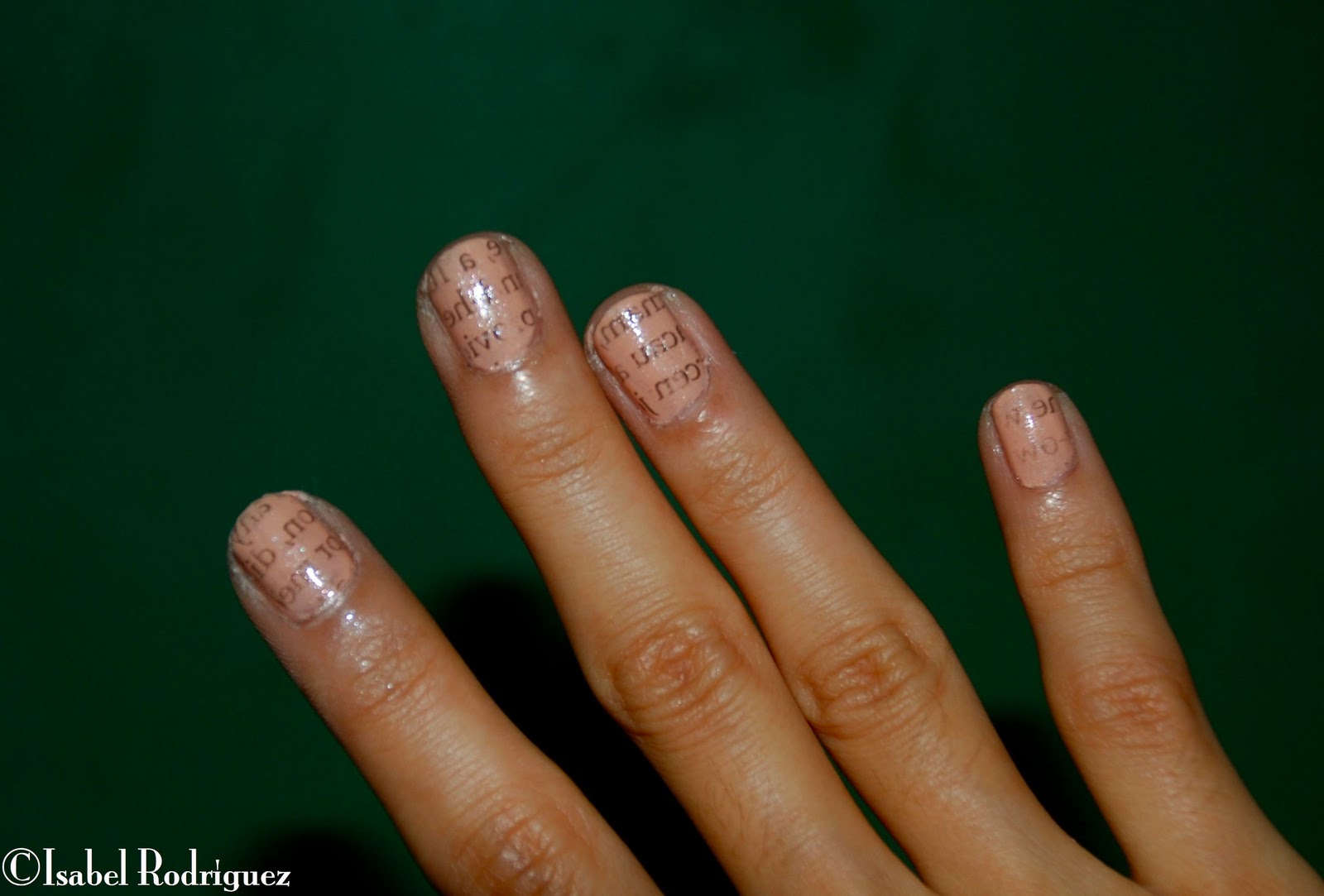 Can You Make Newspaper Nails With Water