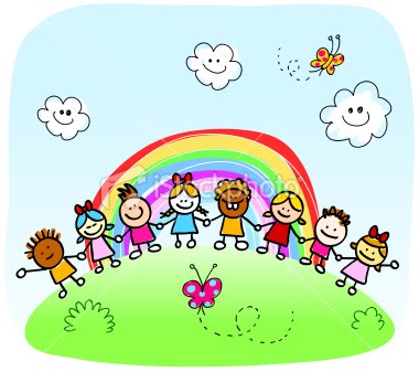 Children Playing Cartoon