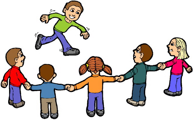 Children Playing Outside Clipart