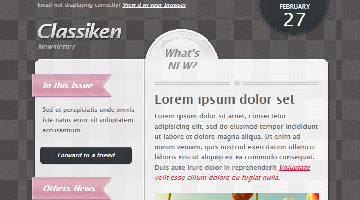 Email Newsletter Templates For Word