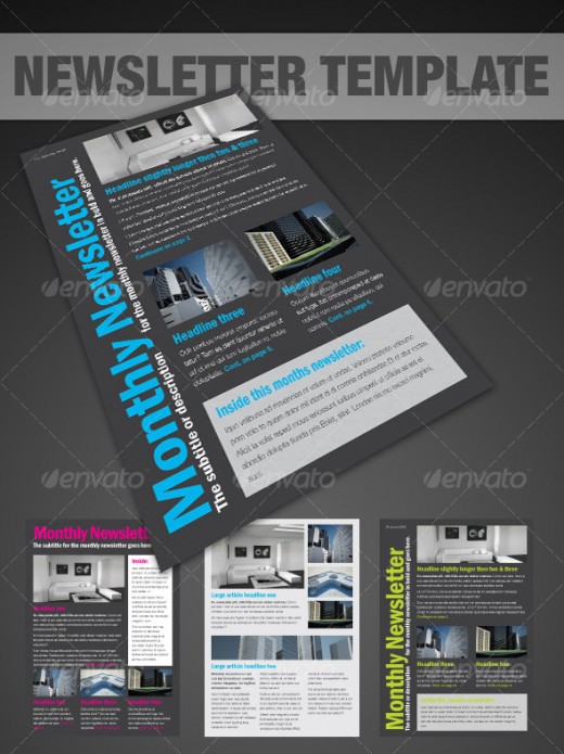 Free Indesign Newsletter Templates Download