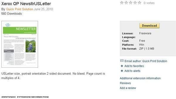 Free Print Newsletter Templates Download