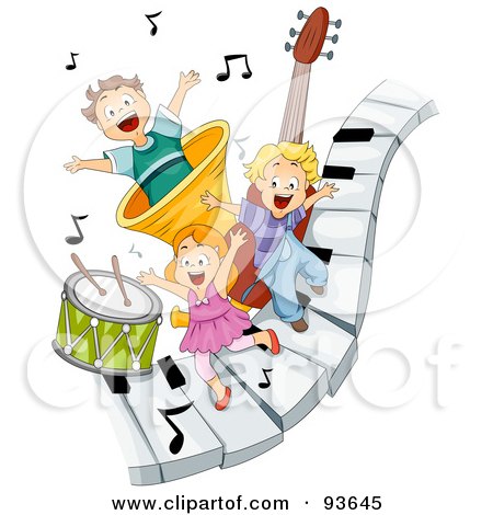 Happy Children Clip Art Free