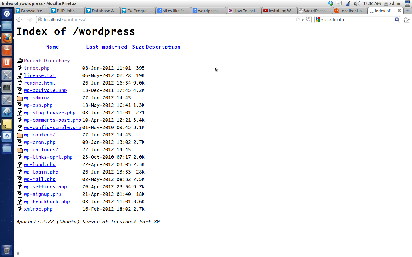 Index.php Not Loading Wordpress