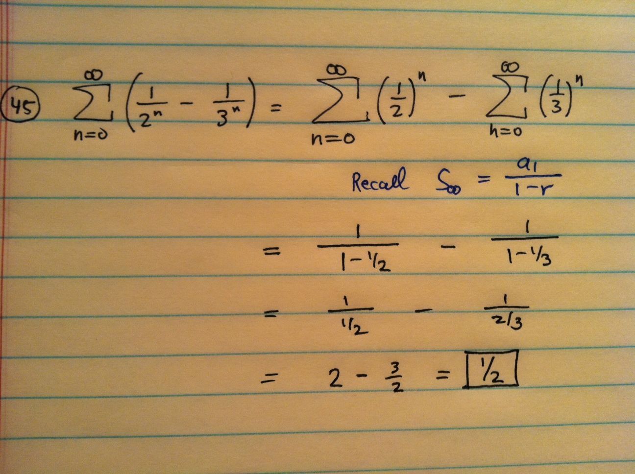 Infinite Sum