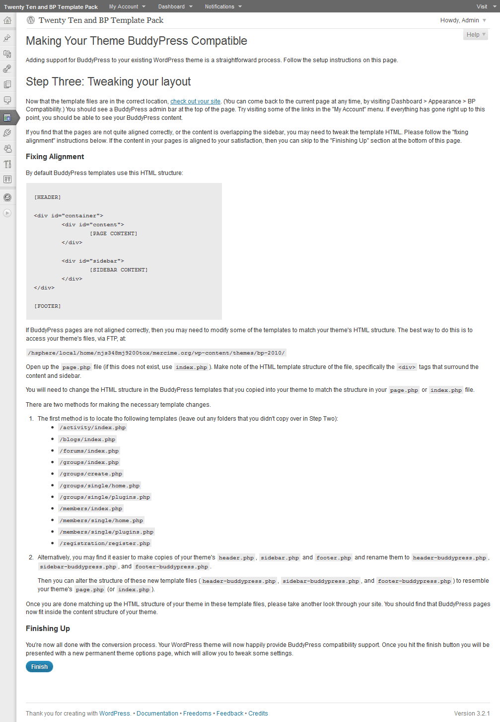 Page.php File Wordpress