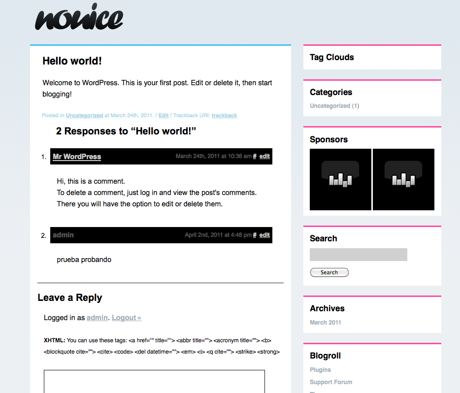 Page.php File Wordpress