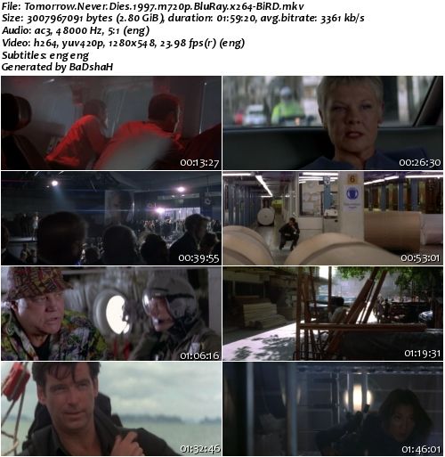 Tomorrow Never Dies 1997 Brrip