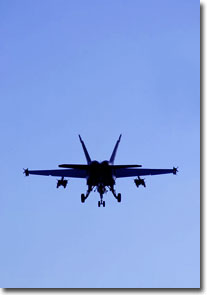 F18 fighter jet silhouette photo